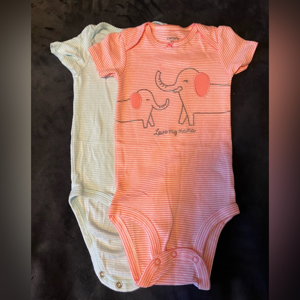 Set of 12 month onesies